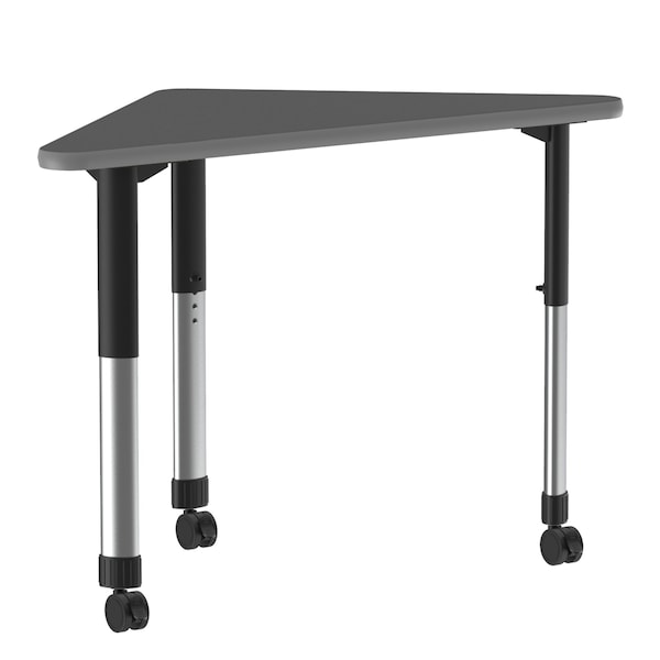 HPL Collaborative Desk - Casters - Wing